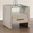 Steve Silver Garland Blonde End Table in Tan