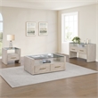 Steve Silver Garland Blonde End Table in Tan