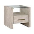 Steve Silver Garland Blonde End Table in Tan