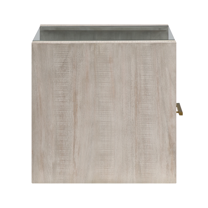 Steve Silver Garland Blonde End Table in Tan