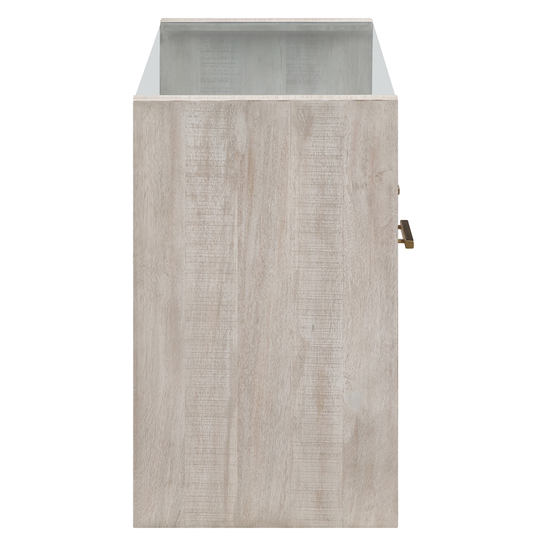 Steve Silver Garland Blonde Sofa Table in Tan