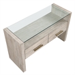 Steve Silver Garland Blonde Sofa Table in Tan