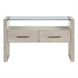 Steve Silver Garland Blonde Sofa Table in Tan