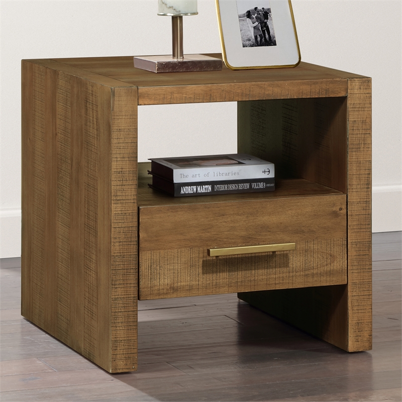 Steve Silver Garland 3-Piece Coffee & End Table Set Wood Top in Brown