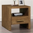 Steve Silver Garland 3-Piece Coffee & End Table Set Wood Top in Brown