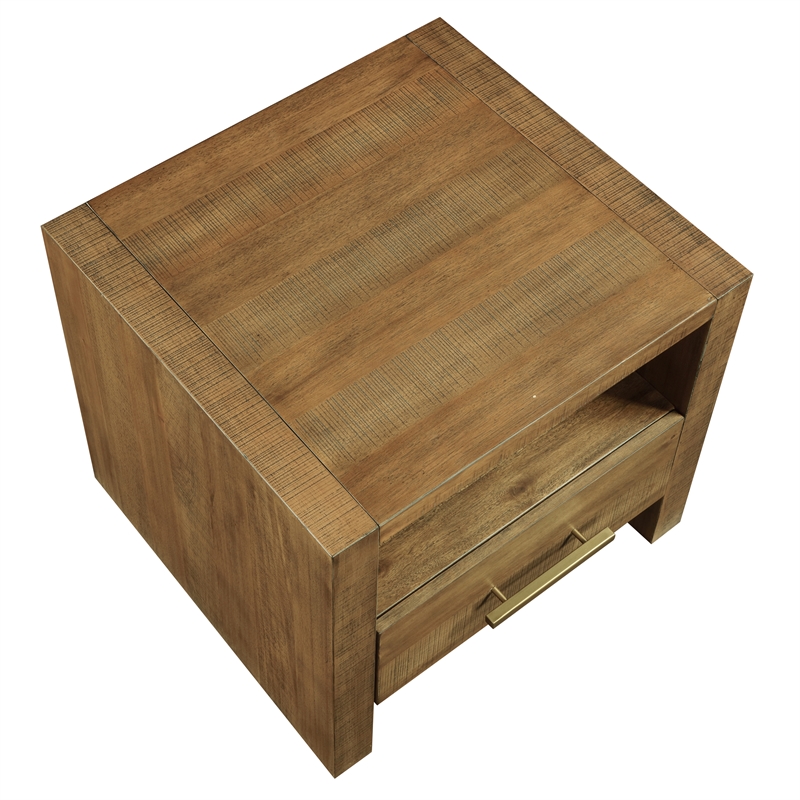 Steve Silver Garland 3-Piece Coffee & End Table Set Wood Top in Brown