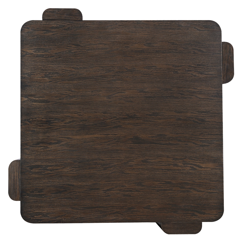 Steve Silver Salina Espresso Square Coffee Table in Brown