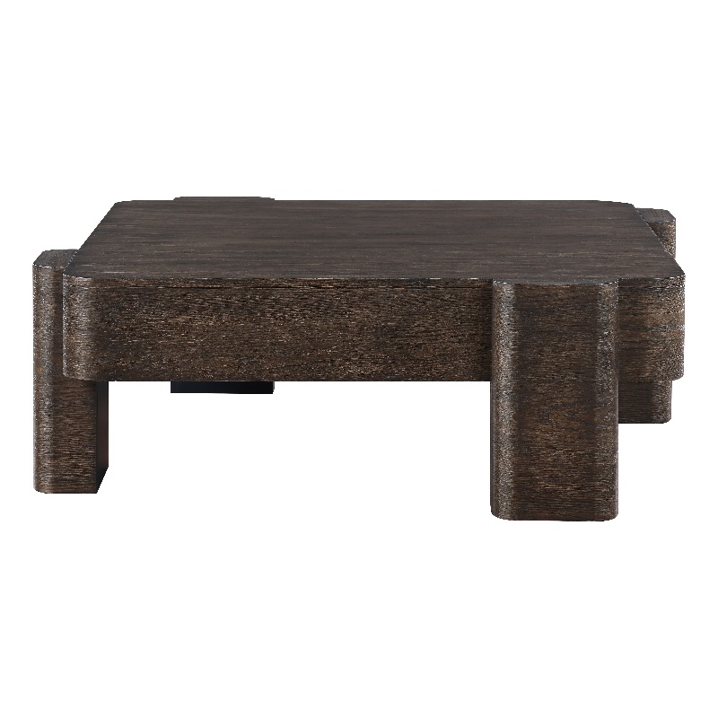 Steve Silver Salina Espresso Square Coffee Table in Brown