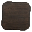 Steve Silver Salina Espresso Square End Table in Brown