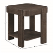 Steve Silver Salina Espresso Square End Table in Brown