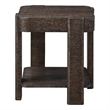 Steve Silver Salina Espresso Square End Table in Brown