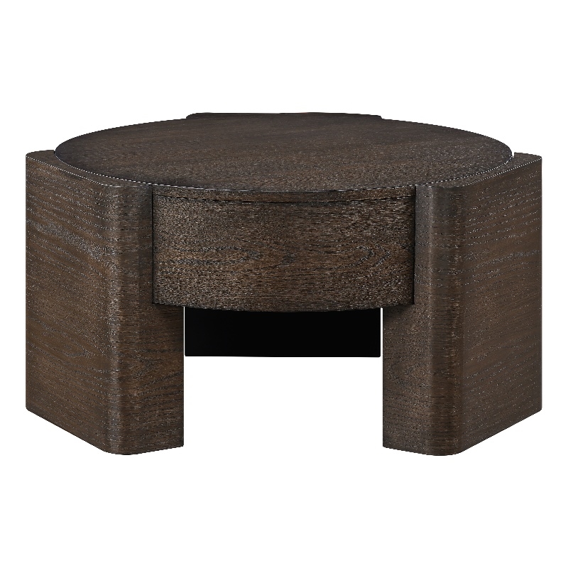 Steve Silver Salina Espresso Round Coffee Table in Brown