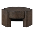 Steve Silver Salina Espresso Round Coffee Table in Brown