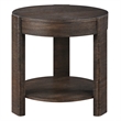 Steve Silver Salina Espresso Round End Table in Brown