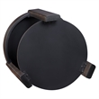 Steve Silver Salina Espresso Round End Table in Brown