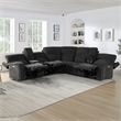 Steve Silver Seattle 3pc Sectional Sofa in Gray