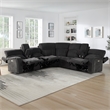 Steve Silver Seattle 3pc Sectional Sofa in Gray