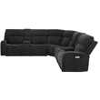 Steve Silver Seattle 3pc Sectional Sofa in Gray