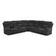 Steve Silver Seattle 3pc Sectional Sofa in Gray