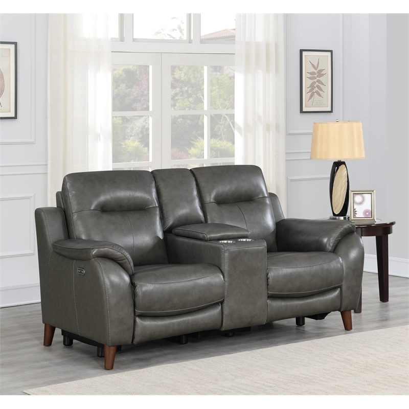 Steve Silver Trento 3pc Sofa Set in Brown
