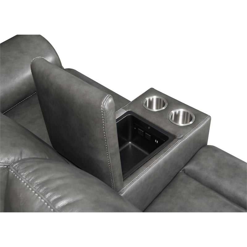 Steve Silver Trento 3pc Sofa Set in Brown