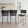 Steve Silver Tribeca Black Barstool