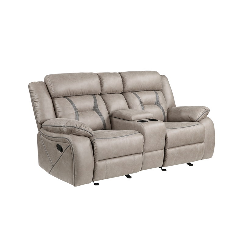 Steve Silver Tyson 3pc Sofa Set in Brown