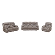 Steve Silver Tyson 3pc Sofa Set in Brown