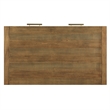 Steve Silver Garland Wood Top Cocktail Table in Brown