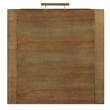 Steve Silver Garland Wood Top End Table in Brown