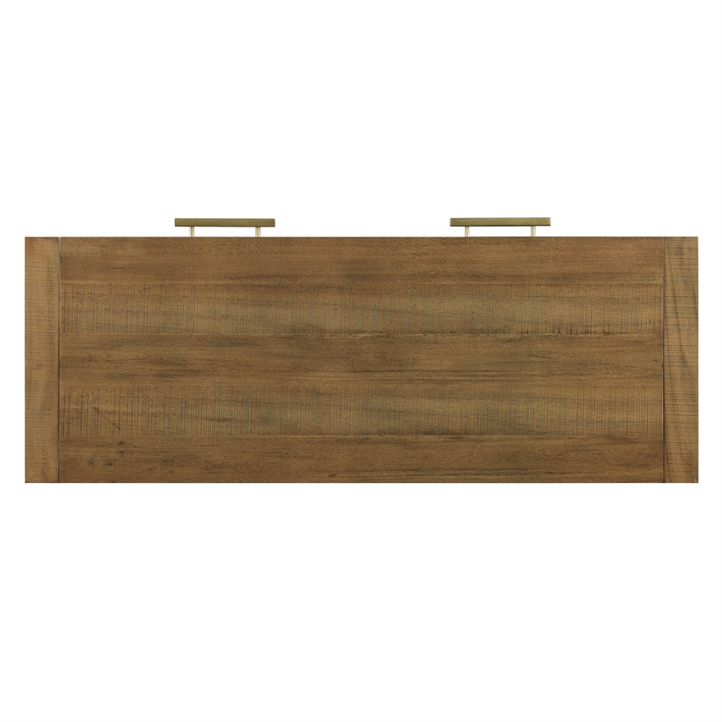 Steve Silver Garland Wood Top Sofa Table in Brown