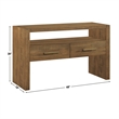 Steve Silver Garland Wood Top Sofa Table in Brown