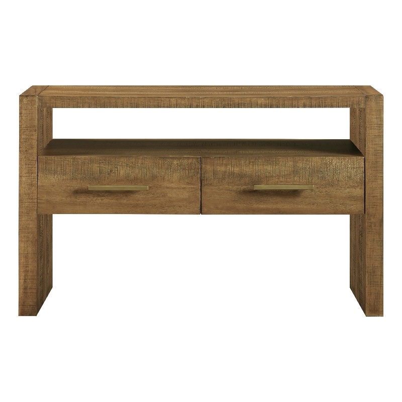 Steve Silver Garland Wood Top Sofa Table in Brown