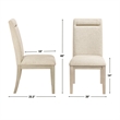 Steve Silver Garland  Side Chair in Tan/Sand