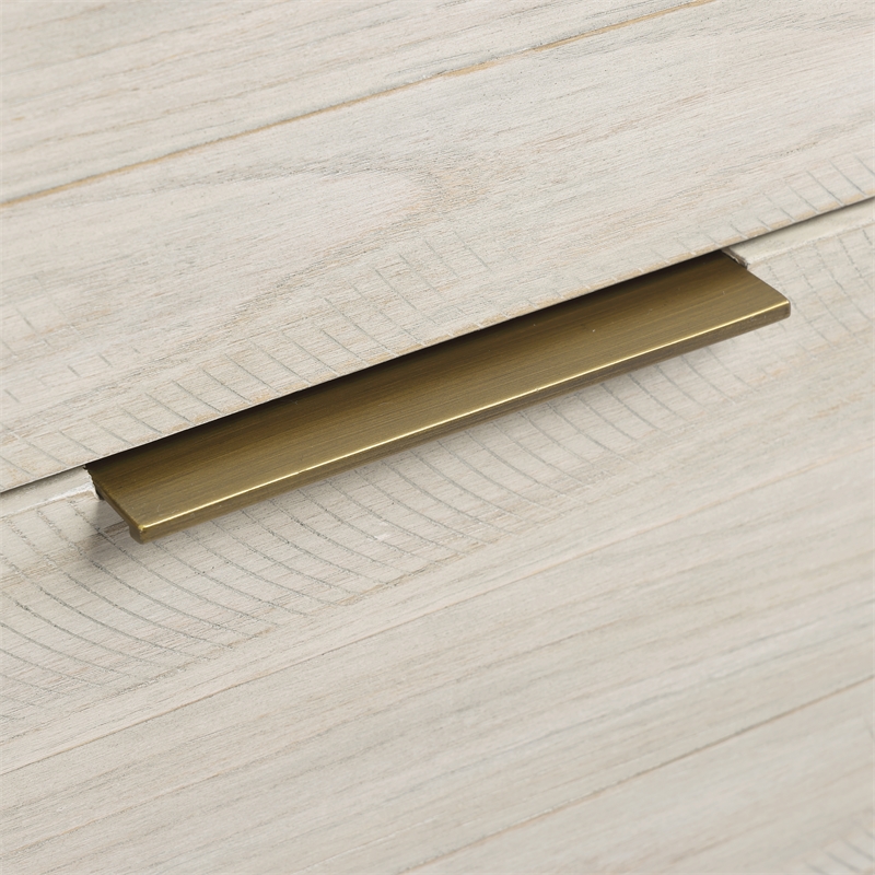 Steve Silver Garland Server in Tan/Sand