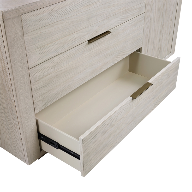 Steve Silver Garland Server in Tan/Sand