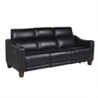Steve Silver Giorno 3pc Power Reciling Sofa in Black