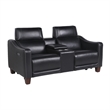 Steve Silver Giorno 3pc Power Reciling Sofa in Black