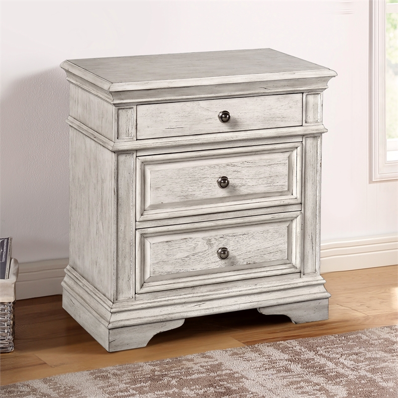 Steve Silver Highland Park Queen 4PC Bedroom Set White