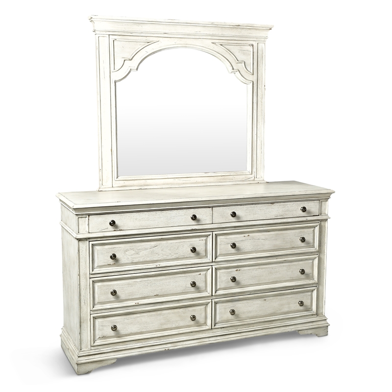 Steve Silver Highland Park Queen 4PC Bedroom Set White