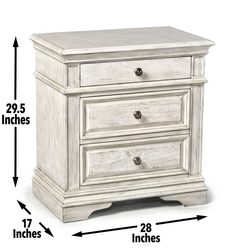 Steve Silver Highland Park King 4PC Bedroom White