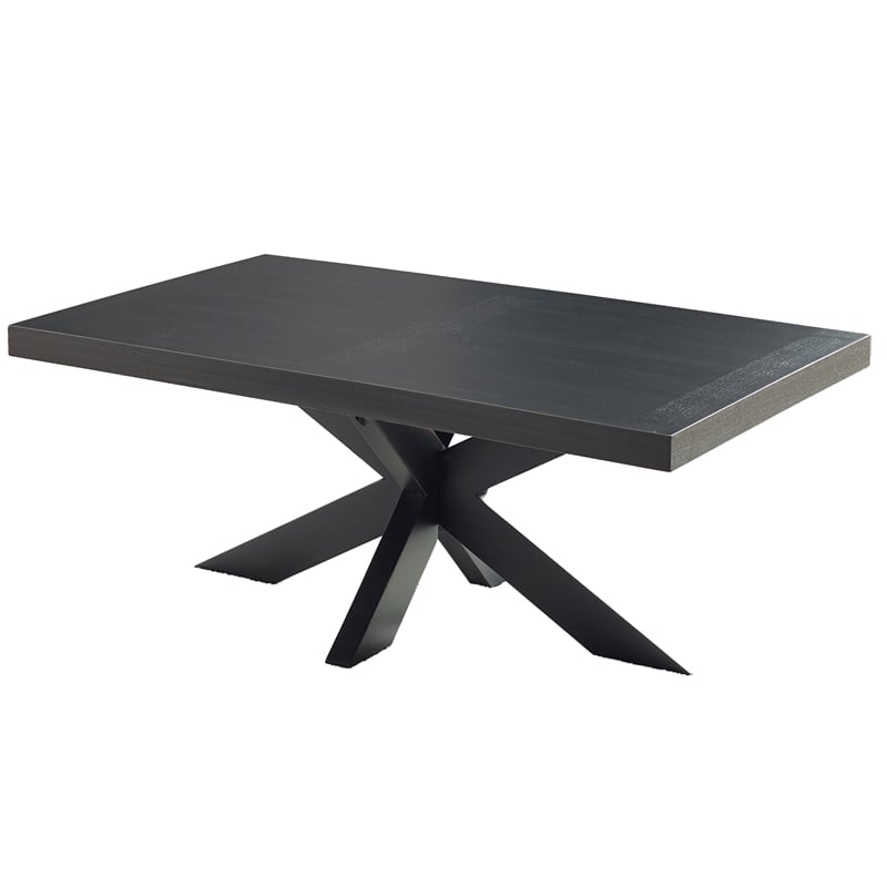 Steve Silver Harris 3 Piece Coffee End Table Set in Black