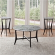 Steve Silver Hoxley Green Onyx Top Round Cocktail Table
