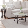 Steve Silver Hoxley Green Onyx Top Round Cocktail Table
