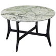 Steve Silver Hoxley Green Onyx Top Round Cocktail Table