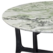 Steve Silver Hoxley Green Onyx Top Round Cocktail Table