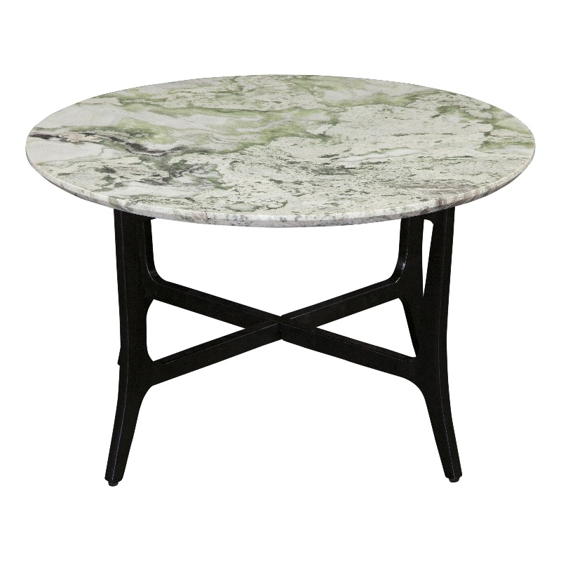 Steve Silver Hoxley Green Onyx Top Round Cocktail Table