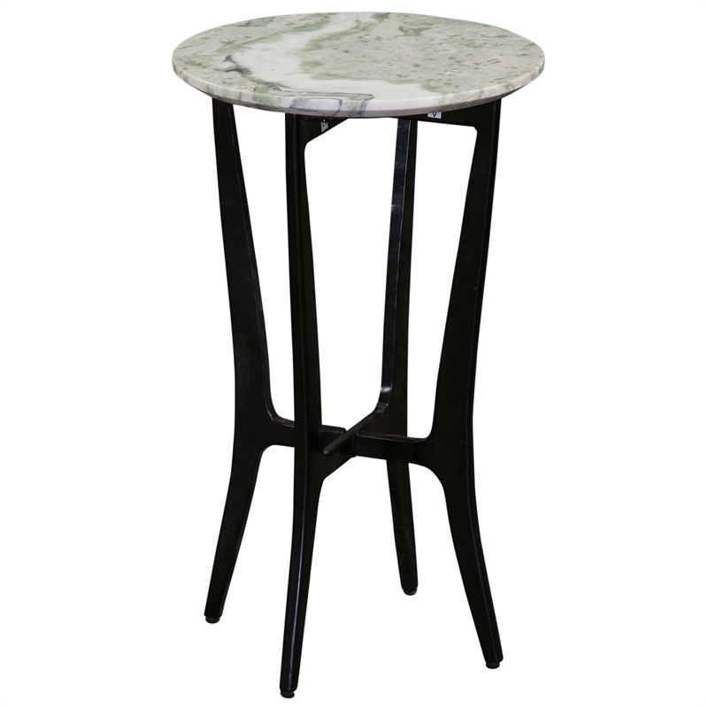 Steve Silver Hoxley Green Onyx Top Round End Table