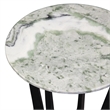 Steve Silver Hoxley Green Onyx Top Round End Table