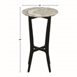 Steve Silver Hoxley Green Onyx Top Round End Table